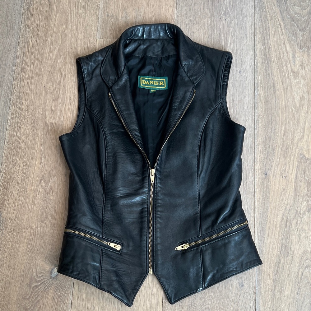 Danier Leather vest XS